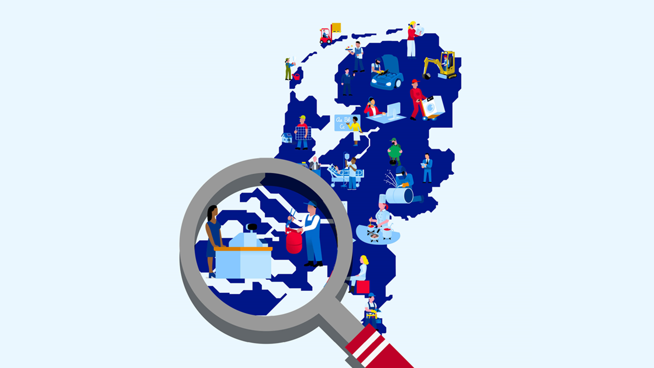 Graphic met blauw 2